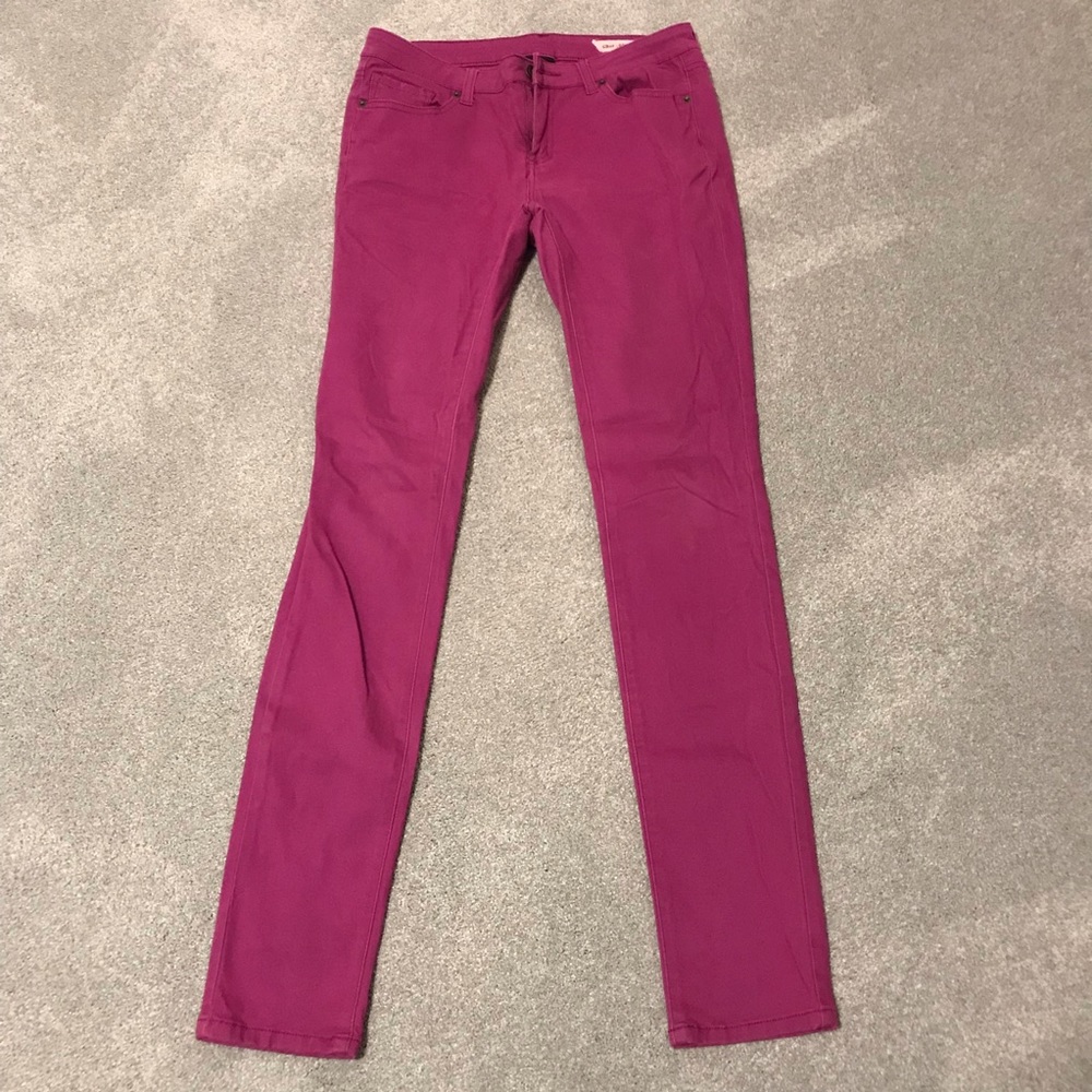 Magenta Skinny Jean (Size 7)